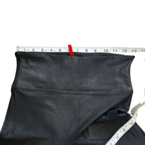 Spanx Women's Faix Leather High Waist Leggings Black Size‎ Medium - Picture 6 of 8